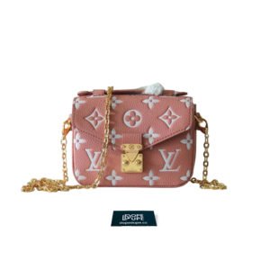 Micro Metis Bicolor Monogram Empreinte Giant - Pink White