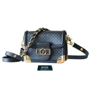 Mini Dauphine Calfskin - Black