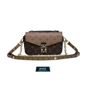 Pochette Metis East West Monogram Reverse Canvas - Brown