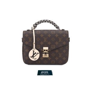 Pochette Metis Monogram Braided Handle - Cream Beige