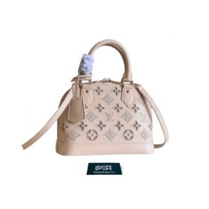 Alma BB Monogram Cutout Broderie