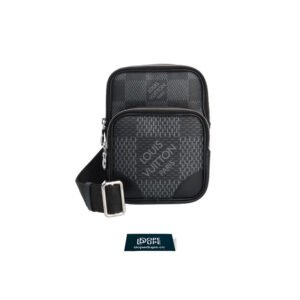 Amazon Damier Graphite Canvas - Black