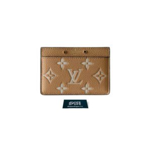Card Holder Bicolor Monogram Empreinte- Brown