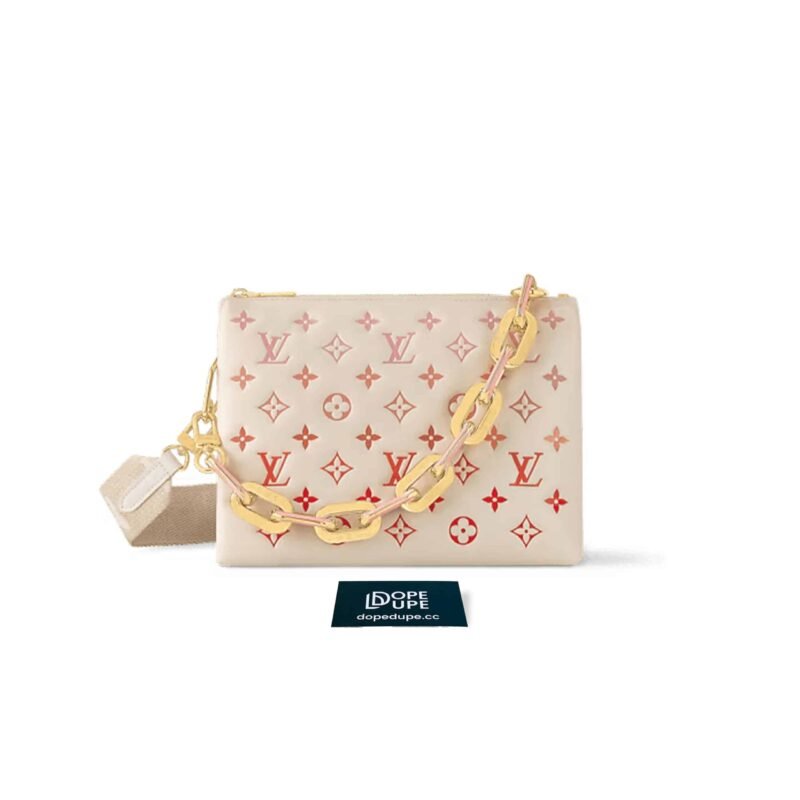 Coussin-PM-Bicolor-Monogram-Leather-Embossed---Sunrise-Aquarelle