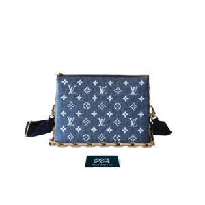 Coussin PM Monogram Denim Printed