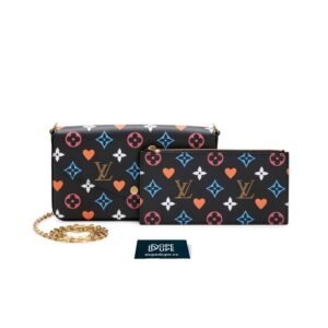 Felicie Pochette Monogram Canvas Multicolor Game  On