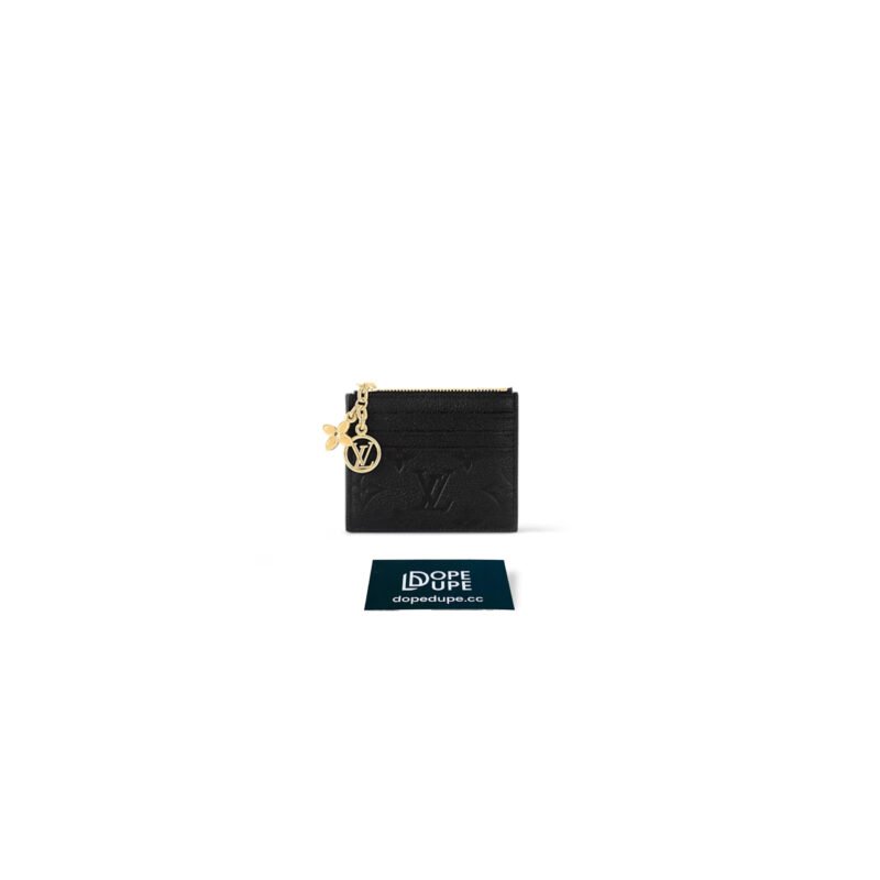 Flora Card Holder Monogram Empreinte - Black (1)