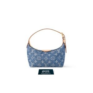 Hills Pochette Monogram Denim - Denim Blue