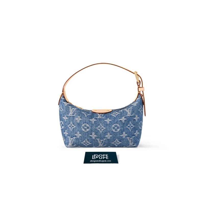 Hills Pochette Monogram Denim - Denim Blue (1)