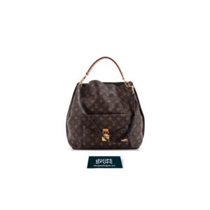 Metis Hobo Monogram Canvas - Brown