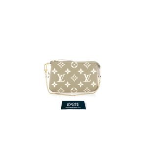 Mini Pochette Accessories Spring in the City - Khaki Beige Pink