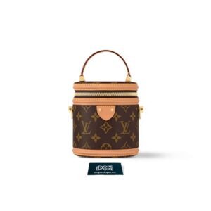Nano Cannes Monogram Canvas - Brown