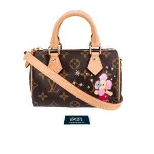 Nano Speedy Monogram Christmas Animation - Brown