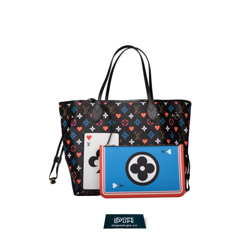 Neverfull-MM-Game-On-Monogram-Multicolor-Canvas---Black