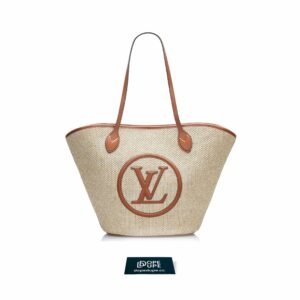 Neverfull Raffia Saint Jacques Tote Black