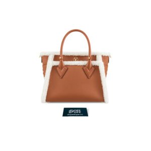 On My Side MM Monogram Grained Calfskin Shearling