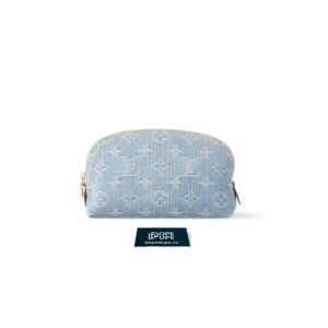 Pochette Cosmetique GM Monogram Denim Canvas - Denim Blue
