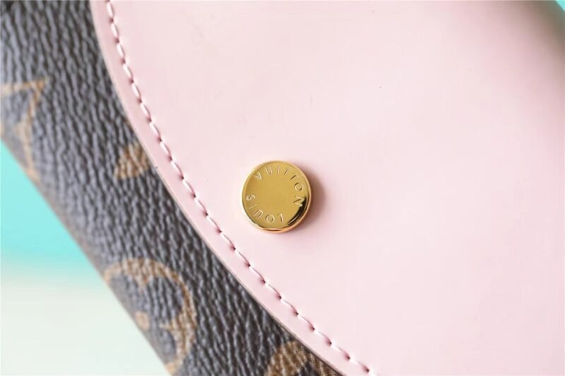 Rosalie Coin Purse Combines Monogram Canvas - Image 7