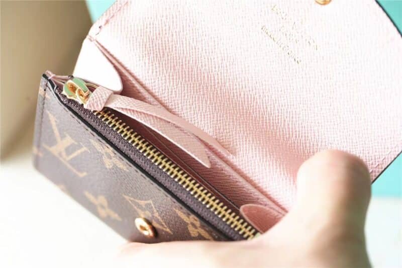 Rosalie Coin Purse Combines Monogram Canvas - Image 9