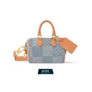 Speedy Bandouliere 18 Damier Denim - Blue