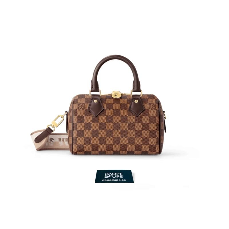 Speedy Bandouliere 20 Damier Ebene - Brown (1)