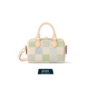 Speedy Bandouliere 20 Damier Giant - Pistachio