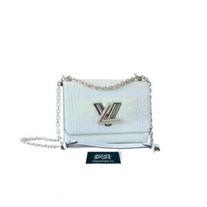 Twist MM Crocodile Skin Gradient- Light Blue