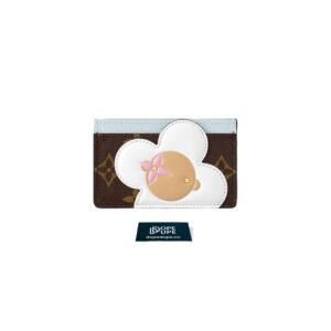 Vivienne Card Holder Monogram Canvas - Azur Frost