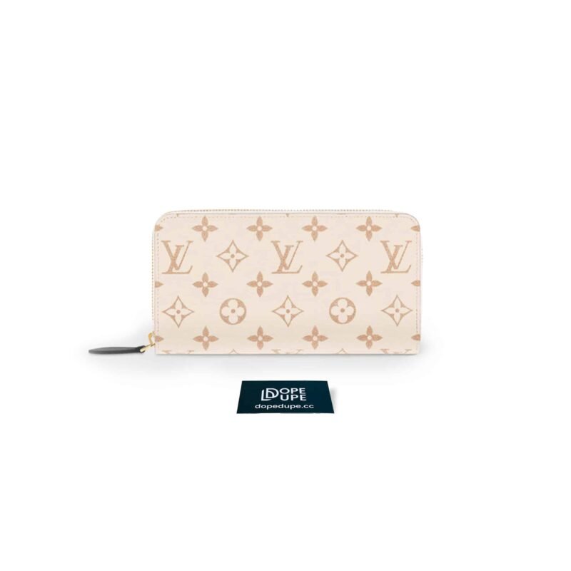 Zippy Wallet Dune Monogram Canvas - White Beige (2)