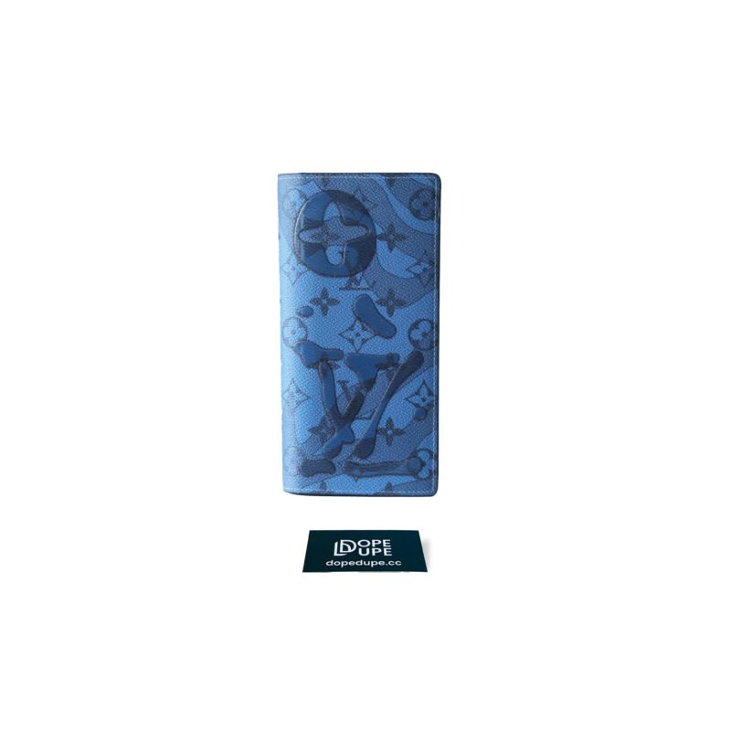 Brazza Wallet Monogram Aquagarden – Abyss Blue