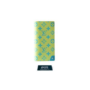Brazza Wallet Monogram Playground Canvas - Lime