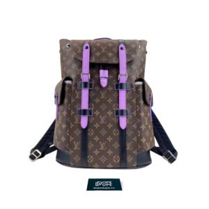 Christopher PM Monogram Macassar Canvas