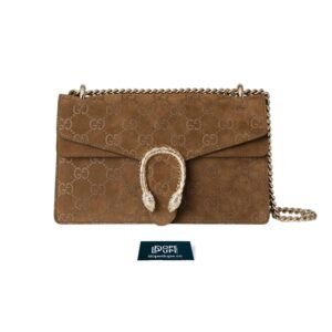 Dionysus Small Shoulder Bag GG Embossed Suede