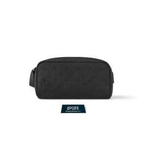 Dopp Kit Monogram Shadow Embossed Cowhide - Black