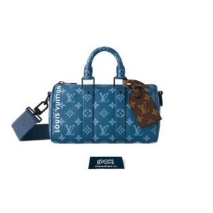 Keepall Bandouliere 25 Monogram Canvas - Atlantic Blue