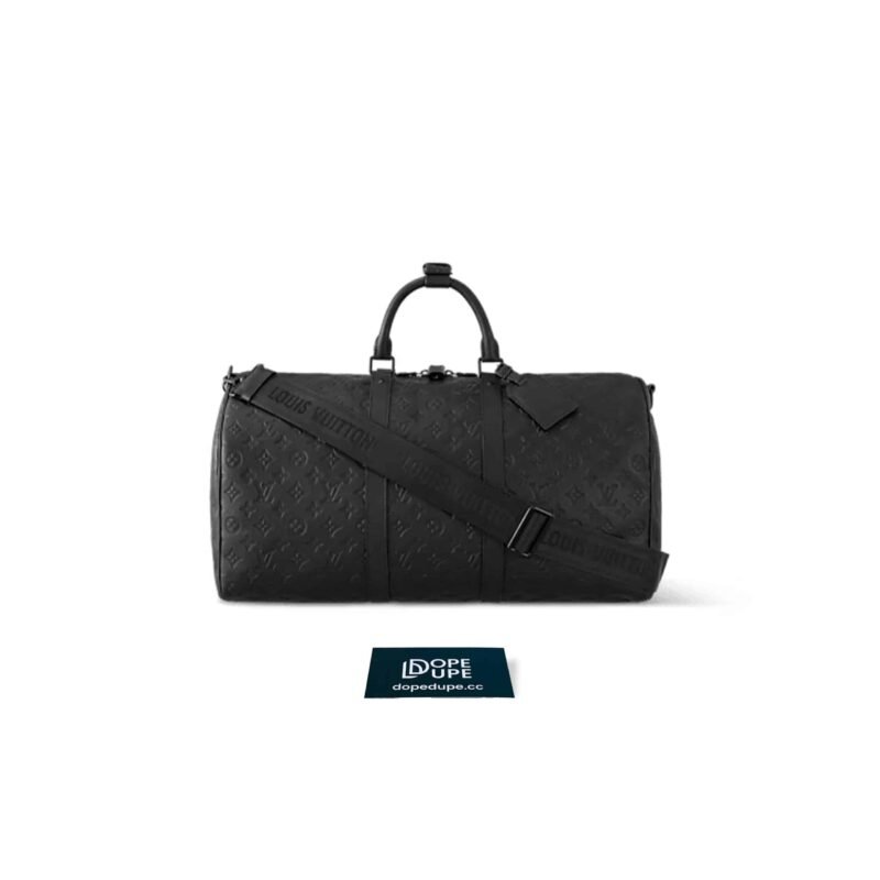 Keepall Bandouliere 50 Monogram Shadow Leather - Black 1 (1)