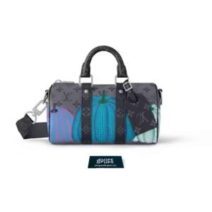 Keepall XS X YK Monogram Eclipse Canvas Pumpkin - Black