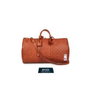 LV X NBA Keepall Bandouliere 55 Monogram Calf Leather - Brown