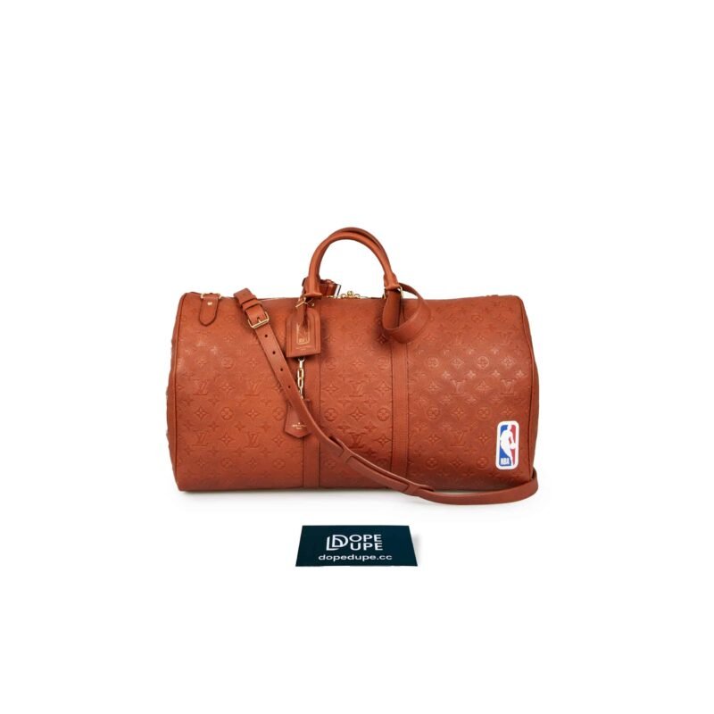 LV X NBA Keepall Bandouliere 55 Monogram Calf Leather - Brown 1 (1)