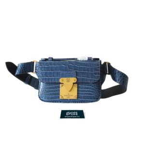 Lock Messenger Aligator Leather