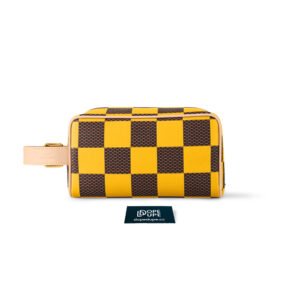 Locker Dopp Kit Damier Pop Canvas - Yellow