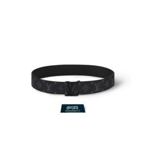 M0449Q LV Initiales 40mm Matte Black Belt
