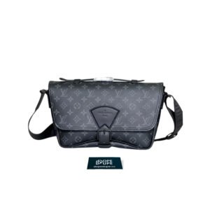 Montsouris Messenger Monogram Eclipse Canvas