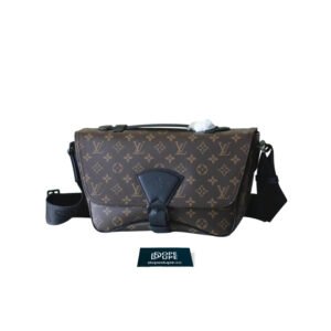 Montsouris Messenger Monogram Macassar Canvas