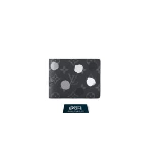 Multiple Wallet x YK Monogram Eclipse Dots - Black White