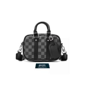 Nano Porte Documents Voyage Damier Graphite Canvas