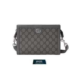 Ophidia Super Mini Bag GG Canvas and Leather