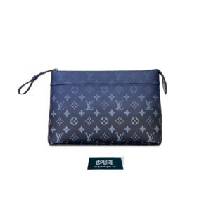 Pochette Voyage Souple Monogram Gradient Canvas - Navy