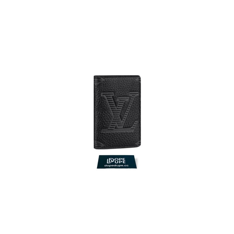 Pocket Organizer Monogram Giant Taurillon Shadow