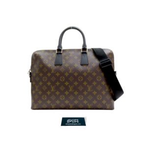 Porte-Documents Jour MM Monogram Macassar Canvas - Brown